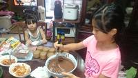 姪っ子がチョコマフィン作りを初チャレンジ。　首里東　首里中　復帰っ子 2015/07/20 19:49:21