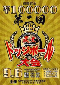 ナヌー！！！第２回ドッジボール大会のお知らせ 2015/07/09 01:23:03