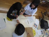 にこにこ教室★鬼のお面作り★