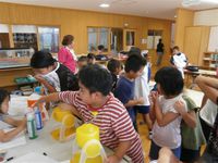 にこにこ教室★雑巾がけ＆カキ氷★
