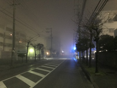 濃霧で怖いサイレントヒル