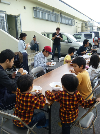 マラソン大会→カレー大会