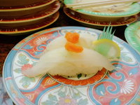 お寿司を食べに回転寿司へ