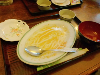 食堂のオムライスってなつかしい気がするなぁ♪