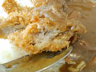 嘉手納町 沖縄そば みよ家のカレー♪
