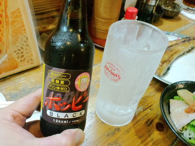 ホッピーブラック（お酒）を飲んでみた♪