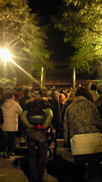 神社は感謝し祈るとこですよ〜゜+ 。(*′∇｀ )。+゜ 2011/01/02 09:12:35