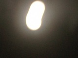 昨日の月と今日の月（＾０＾）