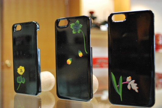 琉球漆器 × iPhone5ケース堆錦シリーズ