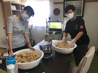 持ち帰り味噌作りを行いました☆ 2020/09/11 19:09:41
