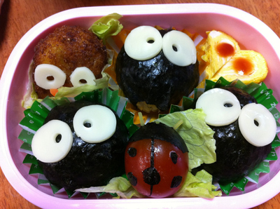 たいようのえくぼ 幼稚園児のお弁当 まっくろくろすけ