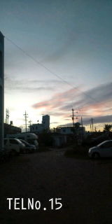 微妙な天気・・・ 2011/11/07 22:28:22