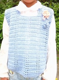 水色のベスト　キッズ用 2012/03/24 19:00:00