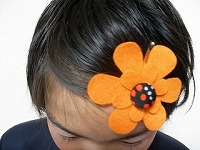 フェルトヘアアクセ