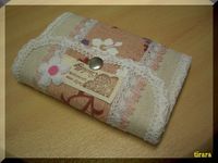 ハンドメイド☆ハワイアン＊ホヌ☆コンビニ財布ミニ！