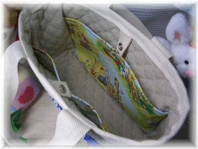 ハンドメイド☆トートバッグ☆ｃｈｅｒシェル☆ブルー