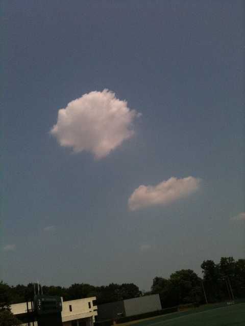本日の空模様。