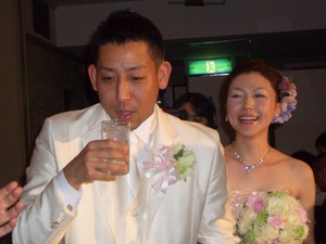 渡久地憲一さん　ご結婚おめでとう！