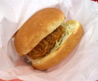 まぐろかつバーガー！！