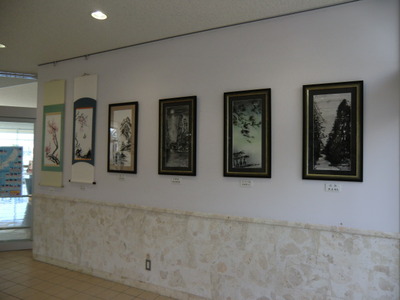水墨画の展示会
