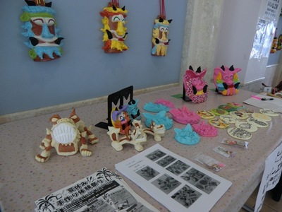 8月展示　楽しいシックイシーサー展