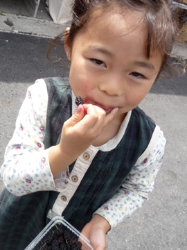 いい笑顔みているとこっちまで笑顔になってしまいます市