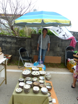 座喜味の城下町はとても大賑わいで素敵でした！坂上がり写真