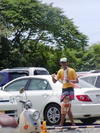 やんばる癒やしフェスタで警備の仕事のほうの報告です。ズコッ