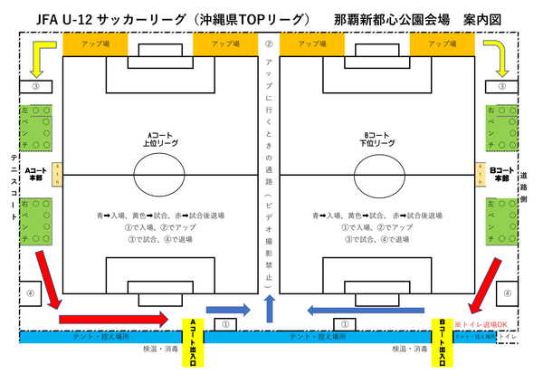 Jfa U 12サッカーリーグ 沖縄県topリーグ 要項 日程表 注意事項 宇栄原fc