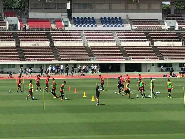 日本代表練習見学 動画あり 駒場スタジアム 宇栄原fc