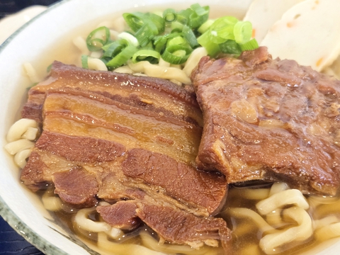 おから入り沖縄天ぷらと沖縄そば 采