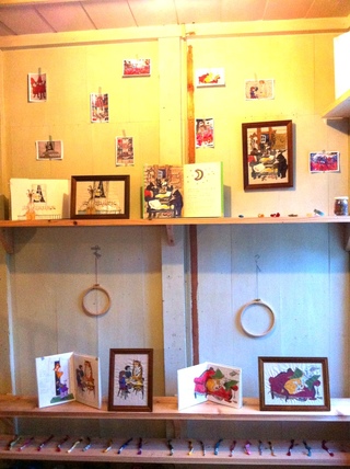 絵本刺繍展と追加ワークショップ