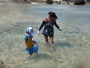 海辺のピクニック/沖縄/家族旅行/自然体験/エコツアー