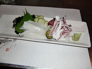 ヤリイカ刺身