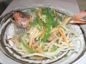 ぐるくんの野菜あんかけ