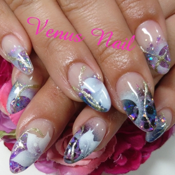 和風エアブラシネイル 豊見城のネイル屋さんvenusnailのブログ 和風エアブラシネイル 豊見城のネイル屋さんvenusnailのブログ