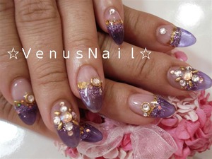 パープルクリアスカルプ 豊見城のネイル屋さんvenusnailのブログ