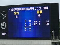 第５４回沖縄県高等学校総合体育大会サッカー競技　決勝　結果 2018/06/03 21:11:17