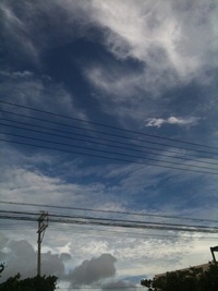 最近空を見る事が多くなりました