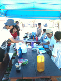 BBQinちゅらさんビーチ☆ 2011/08/20 01:33:38