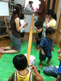 流しソーメン☆パーティー 2011/07/08 14:45:43