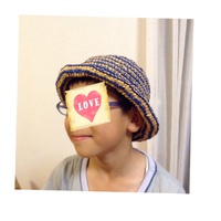 子供たちの帽子♪ 2014/08/02 10:31:42