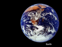 地球の小ささが分かるGIFアニメ
