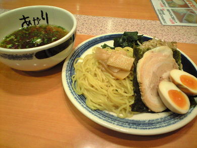 「麺あがり」のつけ麺