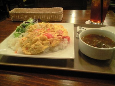 カフェワンオアエイトの親子丼